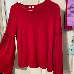 Gap red lightweight sweater